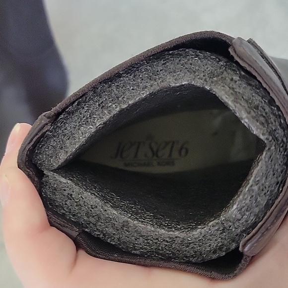 Michael Kors Jet Set 6 Heeled Bootie Brown Womens size 7M - Picture 4 of 4